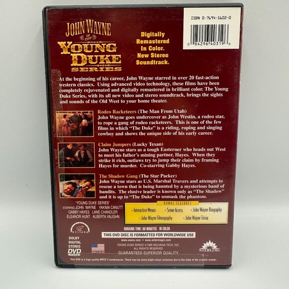 John Wayne Rodeo Racketeers Digitally Remastered Young Duke Classic Series DVD - Picture 2 of 3